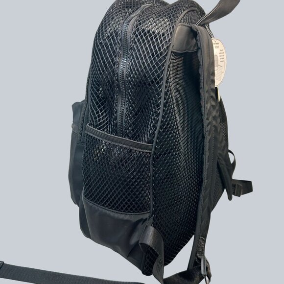 Steve Madden BSuki Mesh Backpack w/Laptop Case- Black main image 4